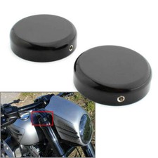 2X Schwarz Obere Vorne Gabel Kappen Abdeckung Cover Für Harley Sportster Softail