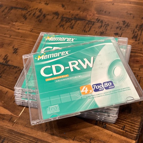 Lot memorex rw 700mb - 8, cd-rw