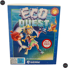EcoQuest The Search for Cetus IBM PC 5.25 Floppy Spiel Big Box Sierra 1991