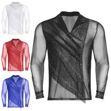 Herren Tops Lapel Pullover