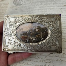 Ballbuch Perlmutt Silber Mitte