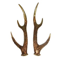 2er Set Hirschgeweih Tischdeko