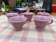 5 Keramik Tassen aus