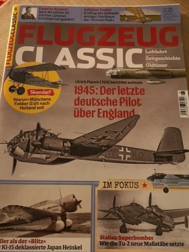 Flugzeug classic juni 2025 - classic,