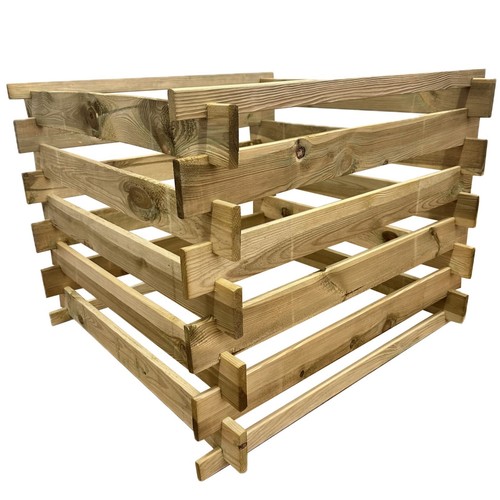 Holz komposter 90x90x70cm - holz-komposter,