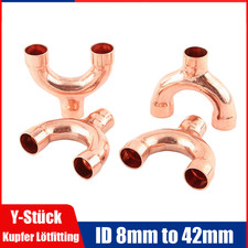 Kupferrohrfitting Y-Stück