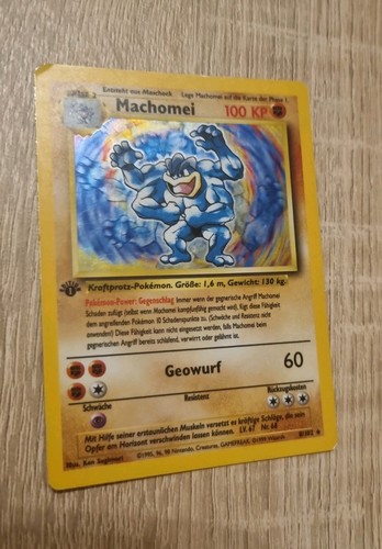Pokemon karte machomei holo - machomei,
