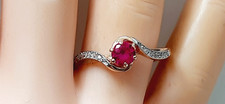 Gold ring rubin - gold,