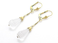 Ohrringe 333 GOLD 8 Karat Gelbgold Ohrhänger earrings orecchini oro G3739/25