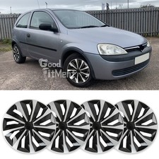 15 Zoll R15 Radzierblenden-Set 4X Radkappen Radblenden Abdeckung Für Opel Corsa