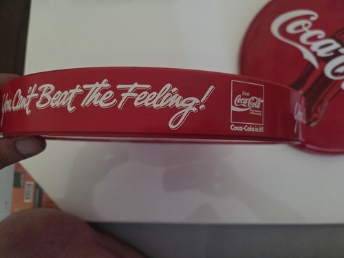 Coca cola werbe - coca-cola, werbe-serviertablett
