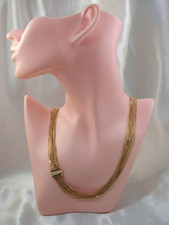 feine seltene Designer - Kette Wasserfall Gelbgold 750  Brillanten