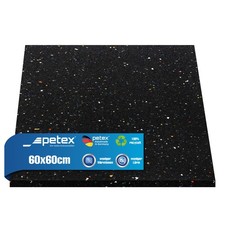 Antivibrationsmatte 60x60x1 cm für Waschmaschine Trockner Unterlage Gummi |PETEX