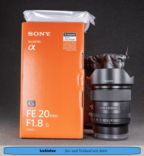 Sony 20mm 8 - fe, g