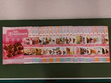 Backbücher - Süße Kreationen - 23 Hefte mit Sammelordner und Zubehör Konvolut 
