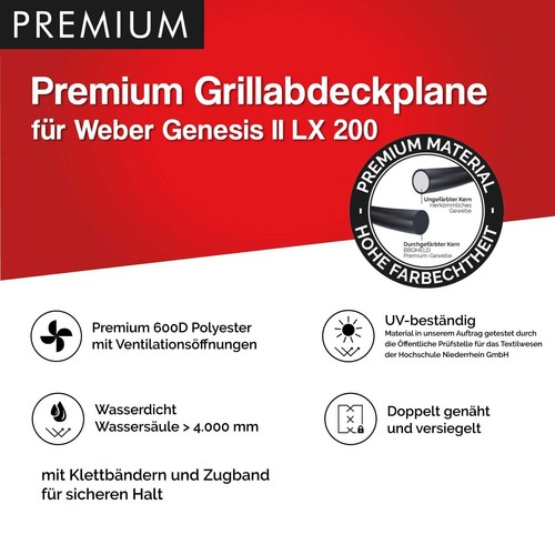 Grillhaube weber genesis lx - genesis, ii