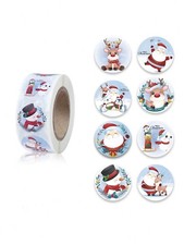 500er Rolle Frohe Weihnachten Aufkleber, Geschenkpapier Zubehör, We bei Billig24