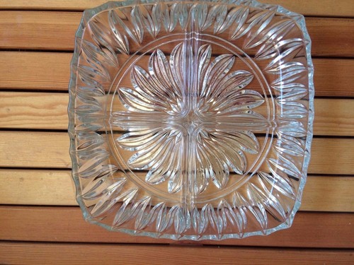 Glasschale eckig - 4-eckig,
