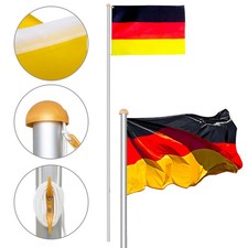 Fahnenmast 6.5mFlaggenmast Alu