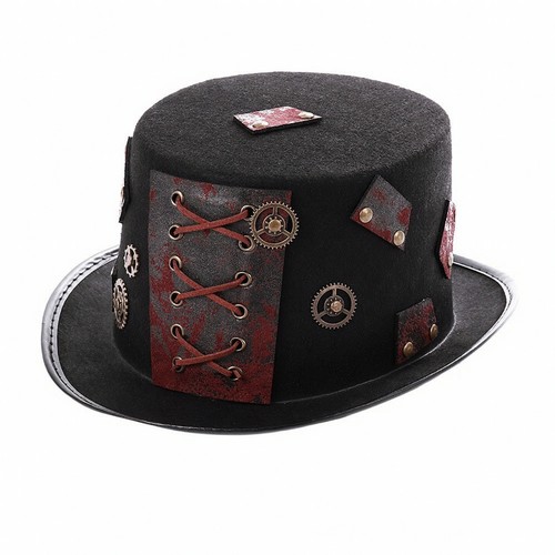 Steampunk zylinderhut gothic - steampunk-zylinderhut,