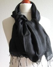 Seidenschal Seidentuch 100% Seide handmade handgemacht biologisch abbaubar