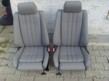 BMW e30 Limousine Sitzbezüge vorne und hinten (BMW Nappa Silbergrau)