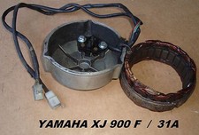 Yamaha XJ 900 F 31A Stator + Kohlen + Deckel Lichtmaschine generator Lima XJ900