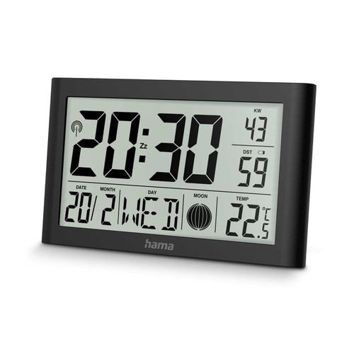 Hama digitale wanduhr - digitale,