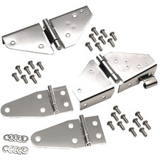 Edelstahl Scharniere Set