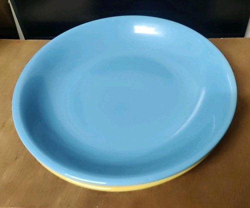 Keramik suppenteller blau - keramik,