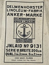 DELMENHORSTER LINOLEUM FABRIK,  Anker-Marke, Carl Eeg, Inlaid aus ca.  1910