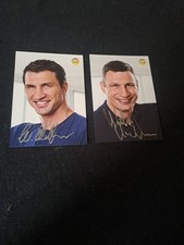 2 original Autogrammkarten