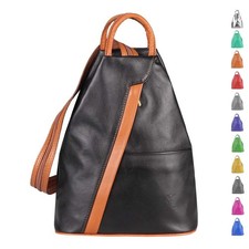 DAMEN LEDER RUCKSACK SHOPPER BACKPACK SCHULTERTASCHE CITY FREIZEIT REISE URLAUB