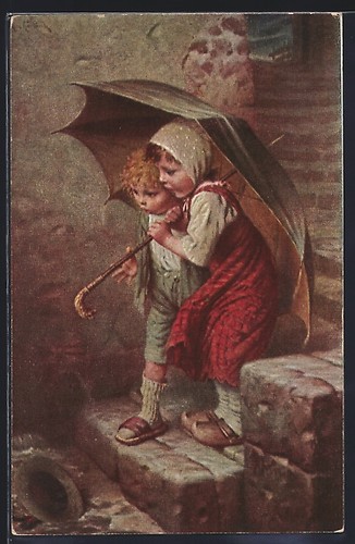 Künstler hermann kaulbach - künstler-ak,