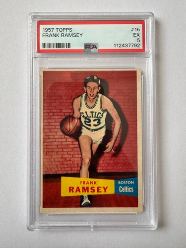 Frank ramsey 1957 topps psa - frank,