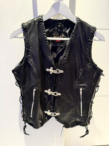 Damen motorrad lederweste - damen,