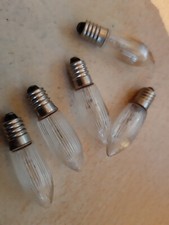 10 Stück Ersatzbirnen 14V / 3 W - Riffelkerzen , Riffelbirnen