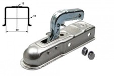 ALKO AK 7 PLUS Ausf. E Eckig 60mm Rohr Kugelkupplung Zugmaul AL-KO AK7-E 750kg