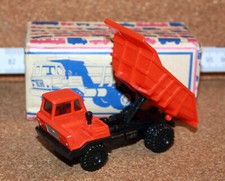 VEB Berlinplast Dumper Perlini Orangerot/Schwarz 1:87 Neu in OVP DDR Produktion