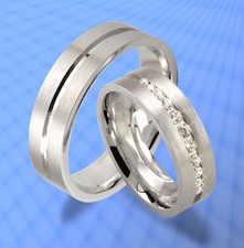 Exklusive Ringe Trauringe Eheringe inkl. GRAVUR  JK5-10
