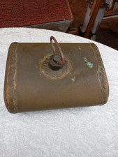 Antike Wärmflasche aus Metall