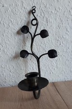 Vintage * Antiker Wand-Kerzenhalter * Eisen