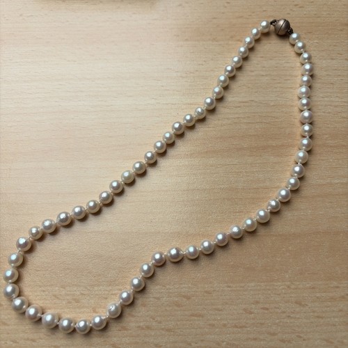 Akoya perlenkette mit - perlenkette,