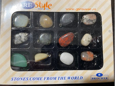 12 Stück Edelstein Anhänger