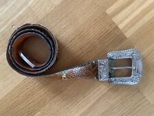 Reptiles House Damen Gürtel Python Gebraucht  85cm