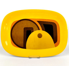 Vintage Servierplatte Suisse Langenthal 70er – Gulotta Transition Evolution 35cm