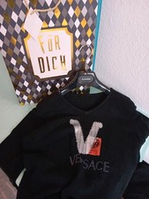 Versace Damen Pullover schwarz