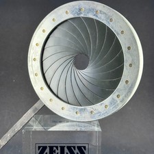 HUGE vintage APERTURE LARGE FORMAT CAMERA 20 BLADES Iris diaphragm antique