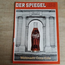 Cover Der Spiegel Coca Cola 1965 Vintage Werbung Anzeige Werbeanzeige Advertise