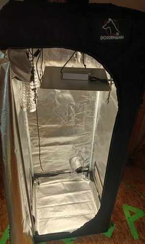 Growbox komplettset 60x60x160 - komplettset,